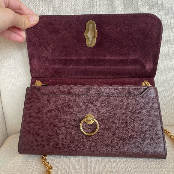Mulberry Amberley Clutch crossbody in Burgundy - Picture 11 of 14